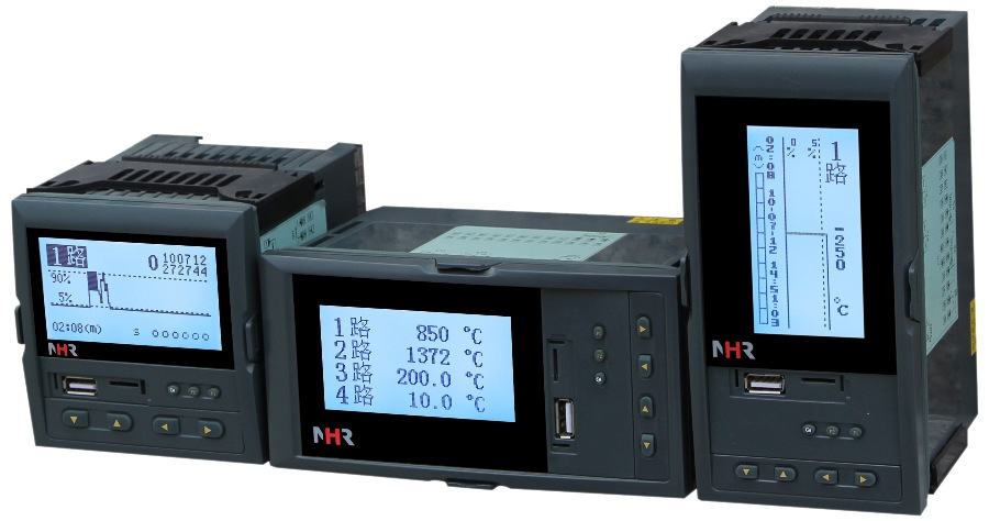 虹润推出NHR-7100/7100R系列液晶汉显控制仪/无纸记录仪 