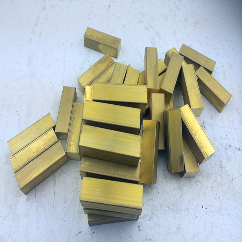 H59黄铜方条 6x6 5x5mm