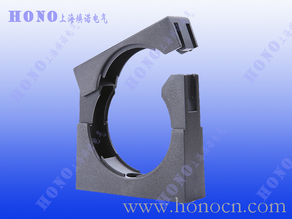 上海焕诺电气HONO波纹软管固定座，有盖尼龙软管固定座，无盖塑料管固定座，环保新料波纹软管支架，HO