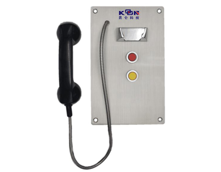 昆仑紧急救助电话机KNZD-57，洁净室IP电话机