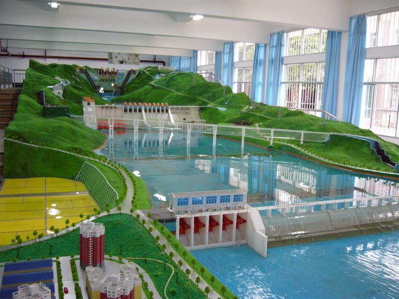 长江三峡水利枢纽动态模型