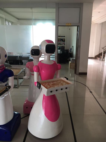 【广州金灵餐饮机器人】JL101送餐机器人
