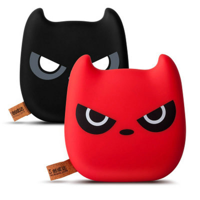 萌龙猫新款可爱表情卡通恶魔移动电源手机礼品充电宝订制