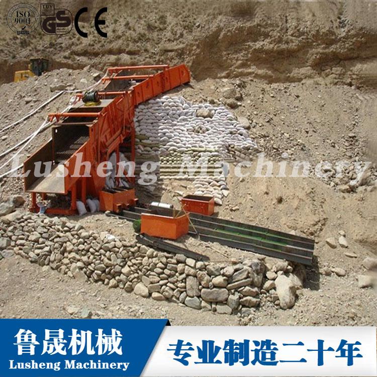 河床沙金机械、新型河床砂金设备、青州河床沙金机械厂家
