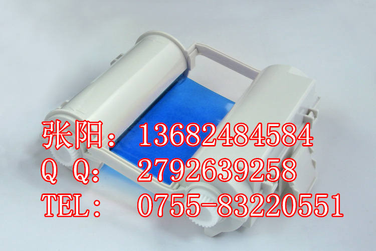 MAX彩贴机蓝色碳带PT-C120CG(通用于MAX&amp;nbsp;BEPOP标识标签印字机）