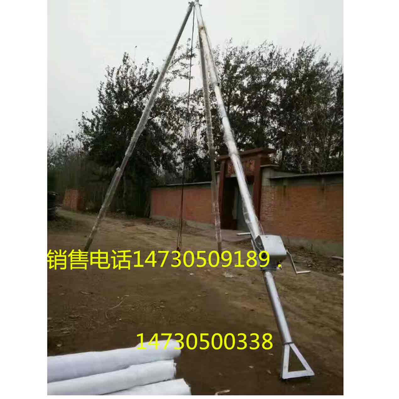 荆州市电杆人字管式铝合金电工电器立杆机