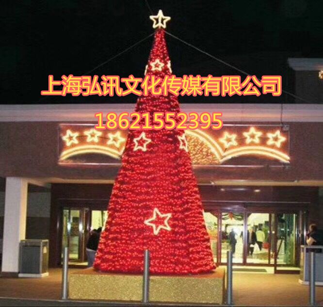 上海圣诞树生产厂家大型装饰圣诞树出售