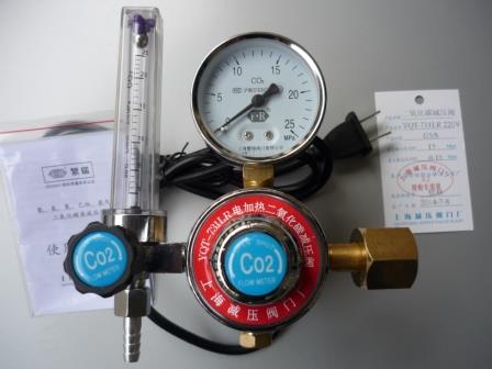 电加热YQT-731LR二氧化碳减压阀 减压器 调节器 调节阀 上海繁瑞