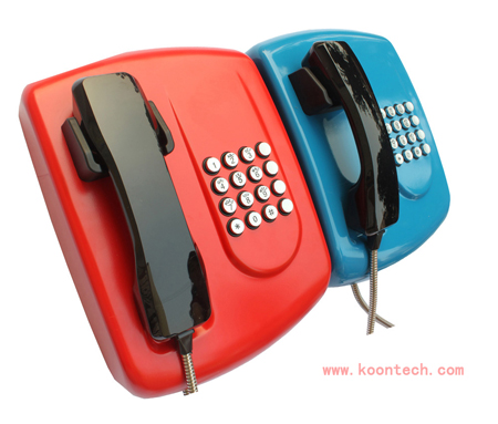 昆仑KNZD-04银行电话机,银行电话机厂家，户外防水防潮电话机