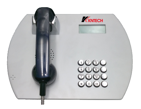 昆仑KNZD-66 LCD电话机,银行电话机，户外防水电话机