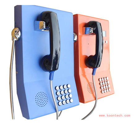 昆仑KNZD-23银行自助区电话机,银行专用电话机,免拨号电话机
