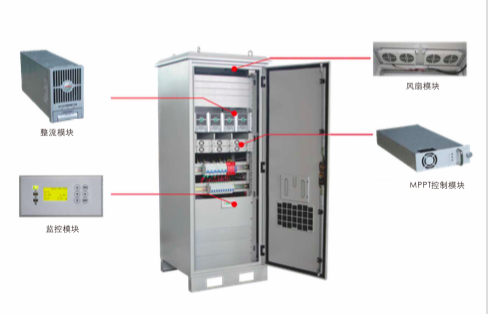 野外通信基站室外型500A太阳能控制系统柜