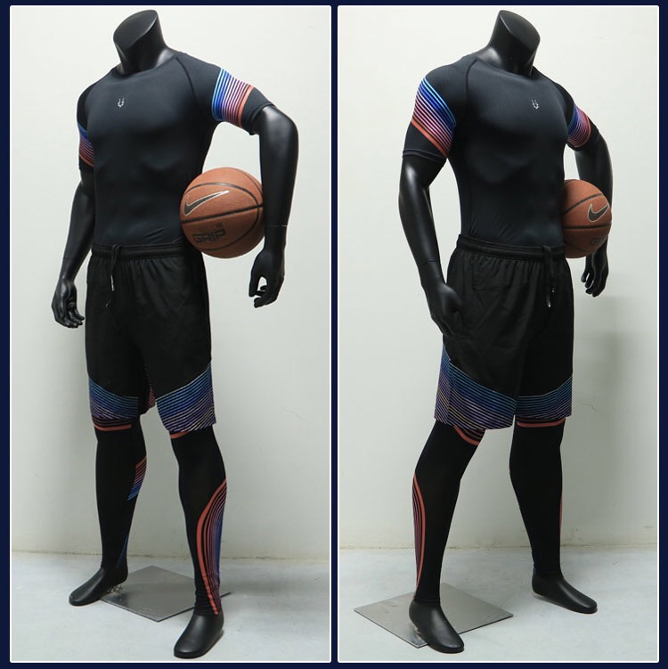 篮球运动陈列模型，篮球服装展示模特