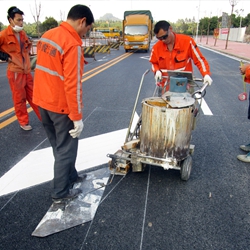 2017年广州丨道路标线涂料丨标线干燥快丨园区道路标线涂料厂家