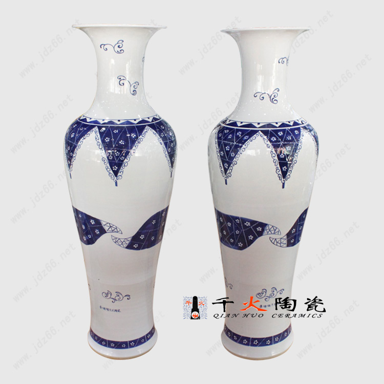 景德镇手绘陶瓷花瓶批发厂家 高档陶瓷花瓶图片