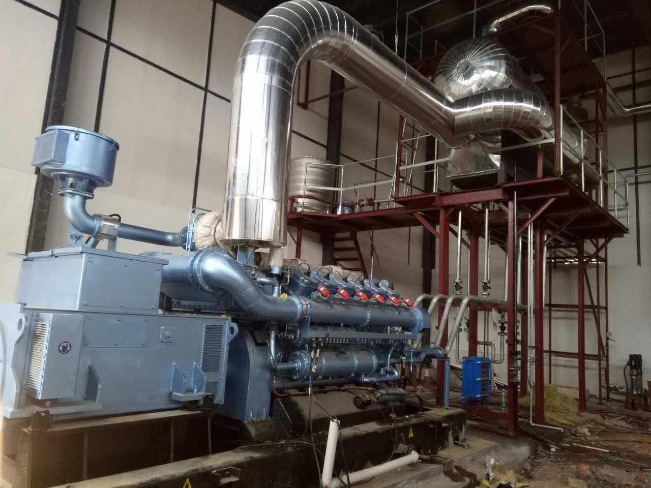 沼气发电机组烟气余热蒸汽锅炉