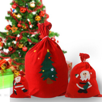 圣誕老人背包 圣誕禮品袋 圣誕節裝飾糖果袋 無紡布禮品袋批發