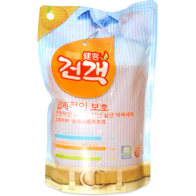 韩国洗衣液十大排名 健客全效抑菌 立体防护洗衣液