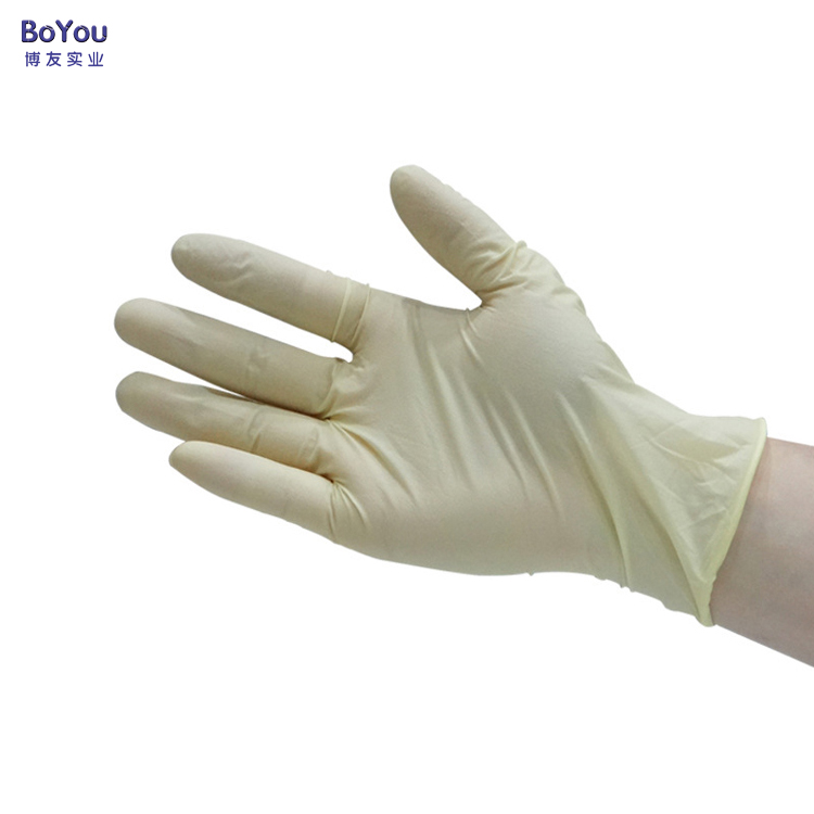 9寸一次性乳胶手套 医用实验室专用防护手套 工业使用手套批发