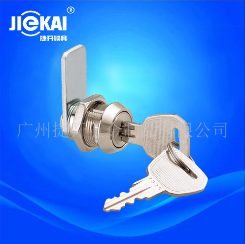 JK510    锌合金锁壳, 锁心, 亮镍电镀  5个排片  双边铣齿铜钥匙, 镀镍  钥匙可单抽