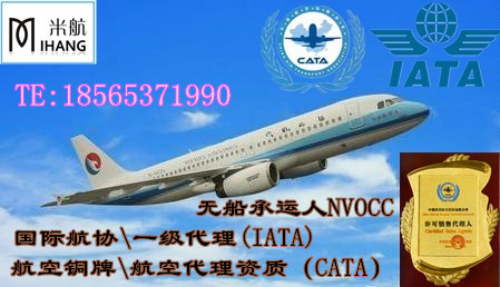 全国代理快速办理航空代理CATA航空授权IATA