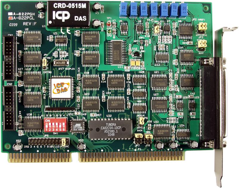 A-822PGL 12-bit Low Gain Multi-function Board Incl