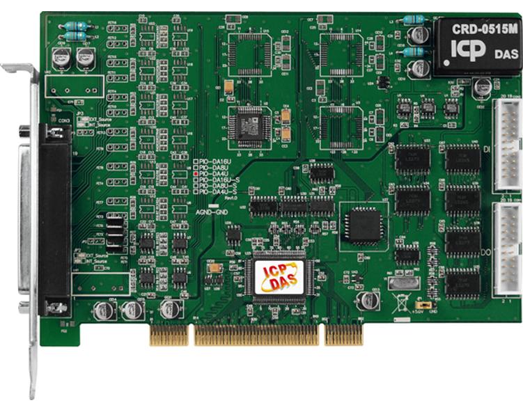 泓格 PIO-DA4U 分辨率：14bit、通用型4路 PCI 模拟量输出卡