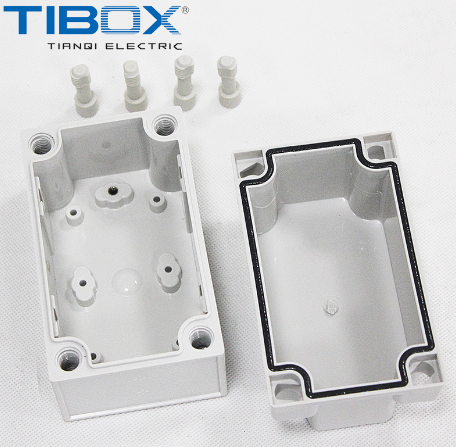 TIBOX 防水接线盒开关插座底盒塑料安装盒125*75*100暗线盒