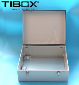 TIBOX 塑料防水接线盒 合页型铰链 400*500*200 接线盒 室外防雨控制盒