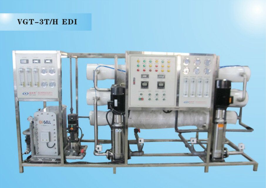 反渗透+EDI 制程工业用纯水机
