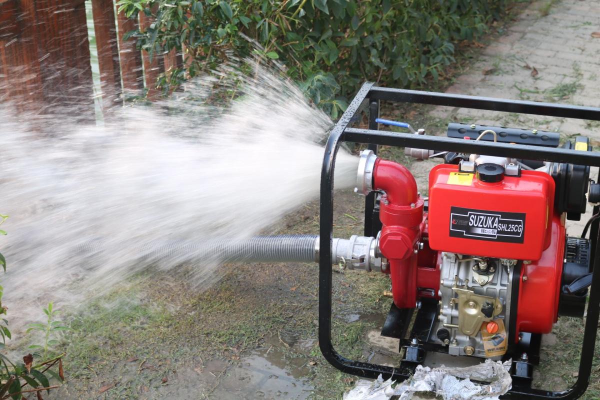  无需灌水2.5寸便携式柴油机消防泵