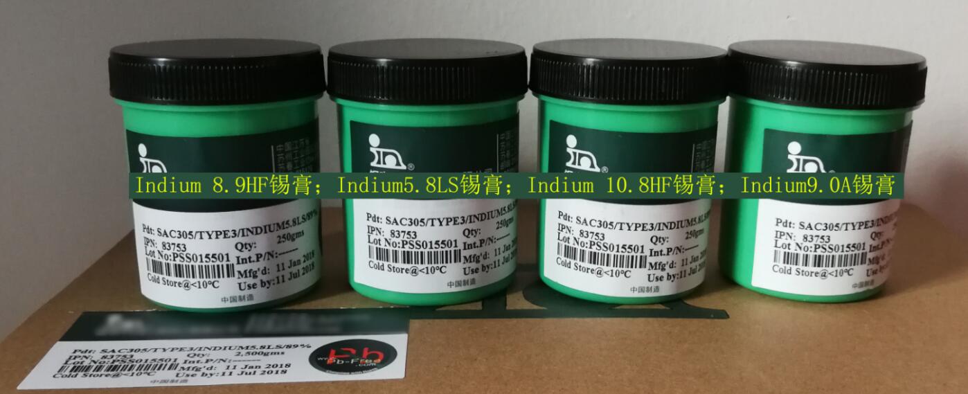 美国SAC305 Pb-Free Solder Paste Indium5.8LS