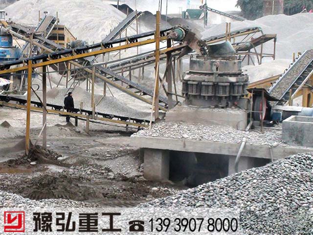 一套大型花岗岩制砂生产线设备配置方案