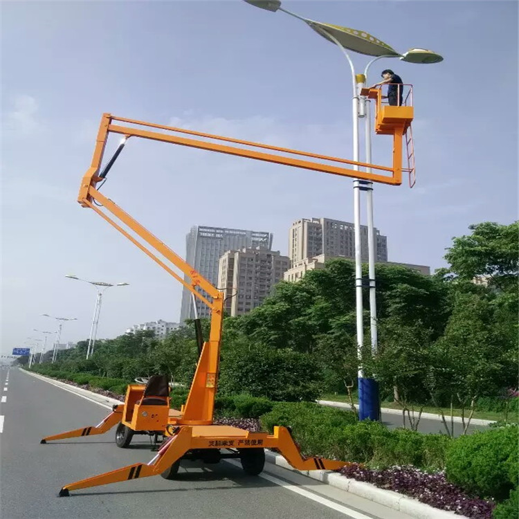 亚冠供应丽江地区曲臂式升降机曲臂高空作业平台升降机厂家