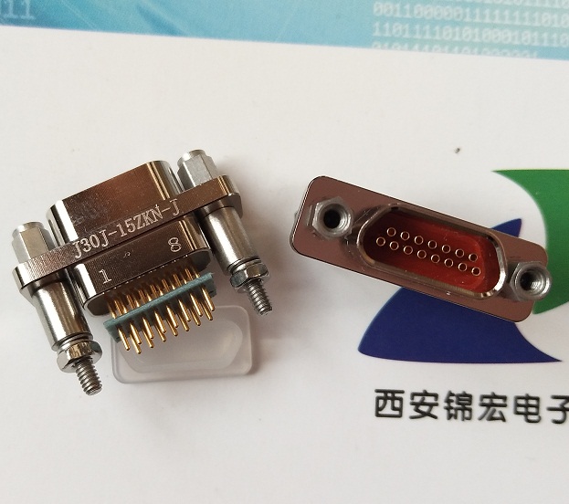 供应15芯接插件J30J-15ZKN印制板微矩形连接器