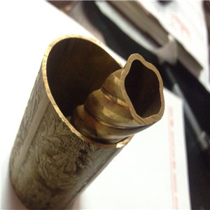易切削黄铜方管-耐磨H62黄铜装饰管 纽纹黄铜管