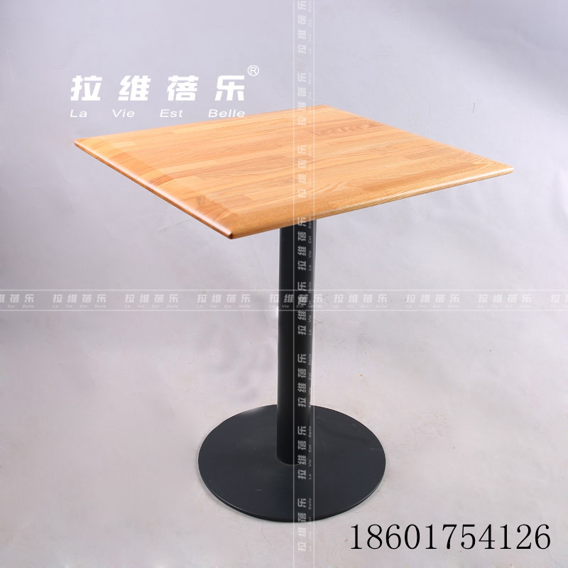 供应西安咖啡厅实木小方桌个性方桌定制