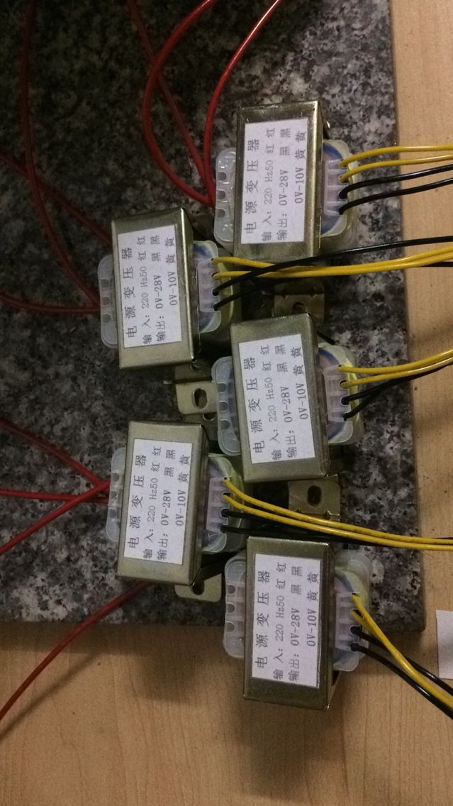 定制电源变压器/隔离220V转10V 28V二路低频EI型变压器