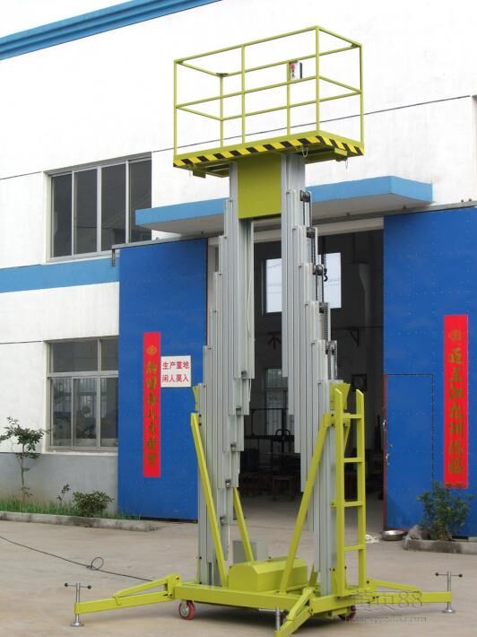 8米10米电动铝合金式家用小型升降机 液压升降货梯