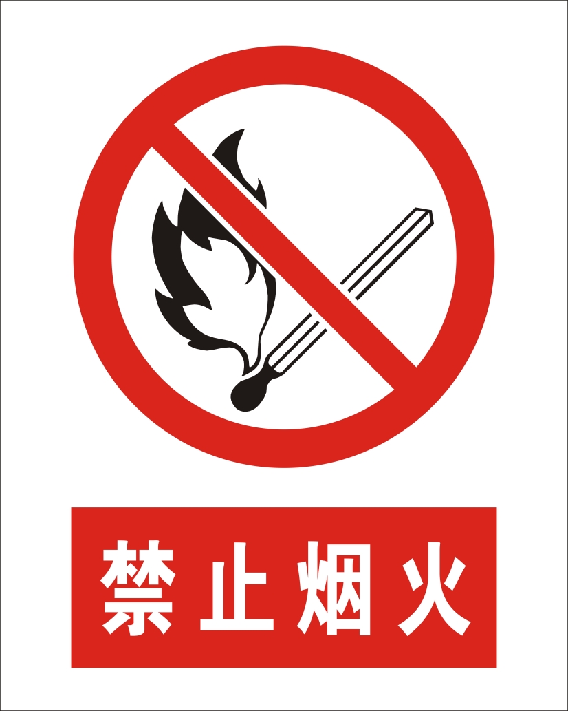 安全标识牌 安全警示牌 禁止吸烟警告禁止消防标示标志提示牌贴纸