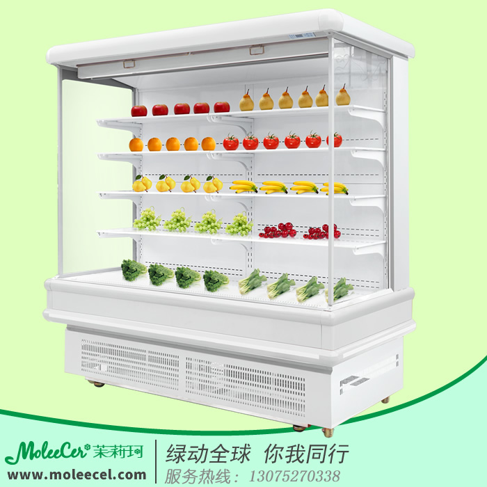 超市水果柜品牌哪个好MLF-2000X2米欧款内机风幕柜冰柜价格