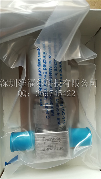 Swagelok 高纯气动阀 波纹管密封阀门 SS-BNCVR4-2C