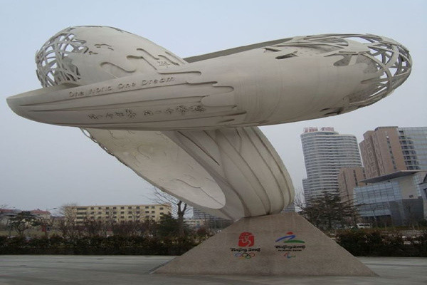 北京园林景观圆环雕塑