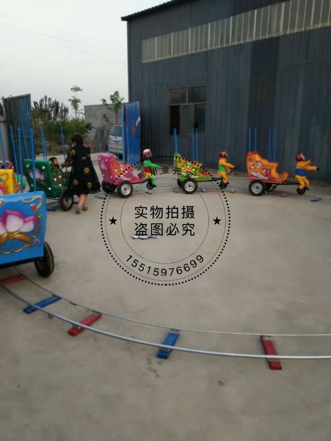 景区小猴拉车火爆娱乐项目儿童游乐设备小猴拉车
