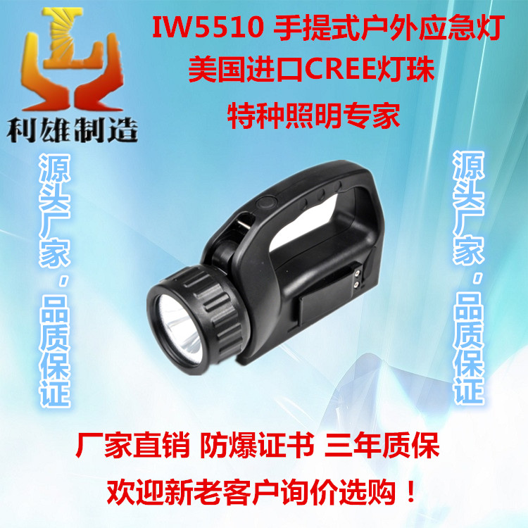 IW5510 固态防爆巡检探照灯 手提式强光应急工作灯 led便携强光节能工作灯