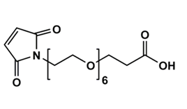 MAL-PEG6-COOH/CAS518044-42-3马来酰亚胺六聚乙二醇丙酸高纯度化学结构式