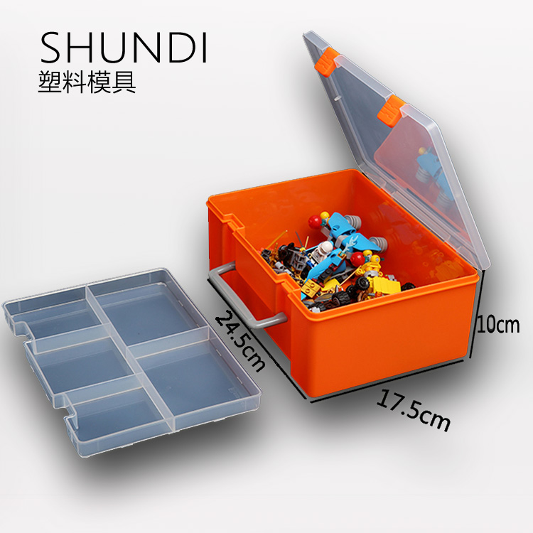宁波模具厂供应塑料透明盒 注塑加工 开模定做
