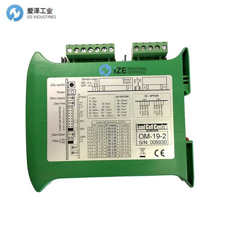 LOAD CELL信号调节器OM-19系列 示例OM-19-2 