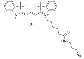 Cyanine3 azide/Cy3 azide/Cy3 N3叠氮修饰体内活体成像荧光染料