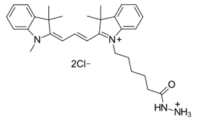 Cyanine3 hydrazide外观红色粉末活体成像近红外荧光染料